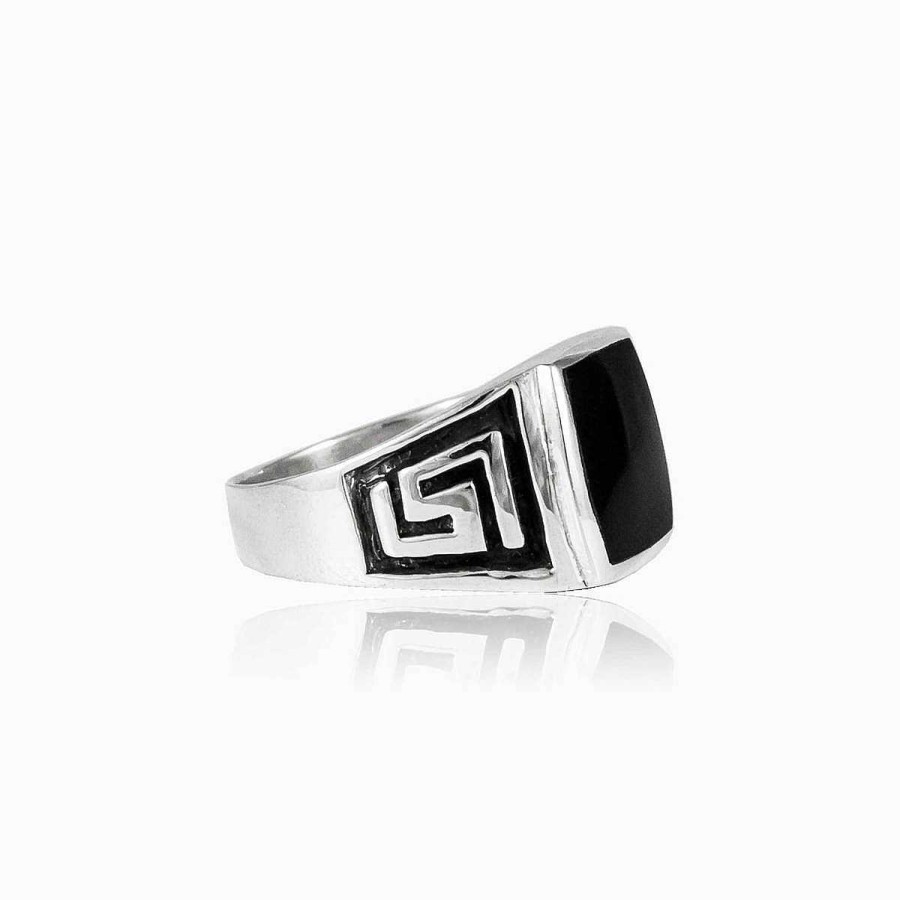 Man Monte Cristo | Greek Onyx Ring