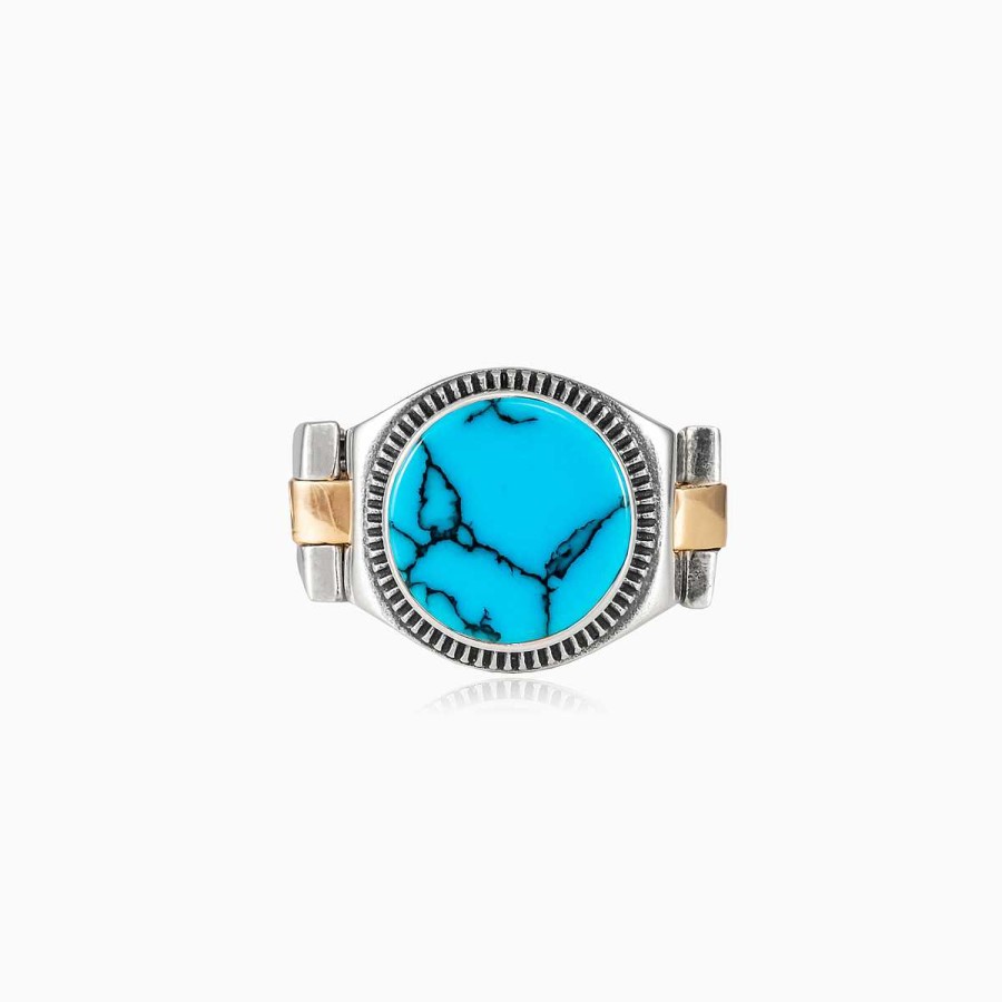 Woman Monte Cristo | Turquoise Oyster Strap Ring