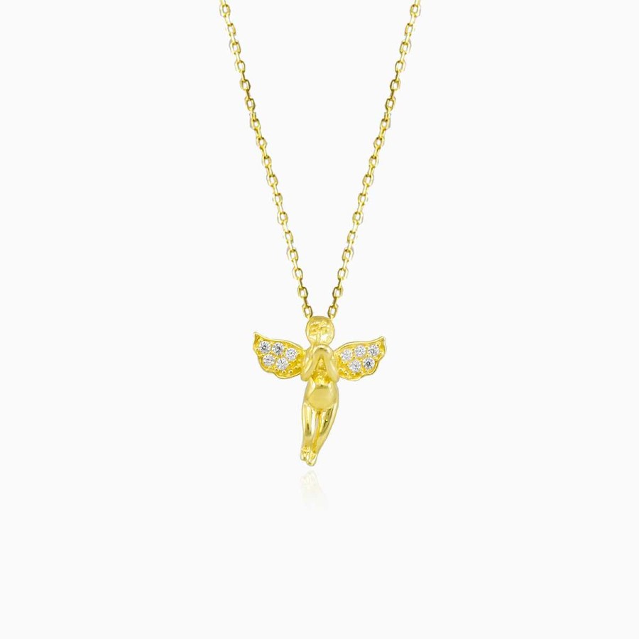 Woman Monte Cristo | Angel Gold Necklace