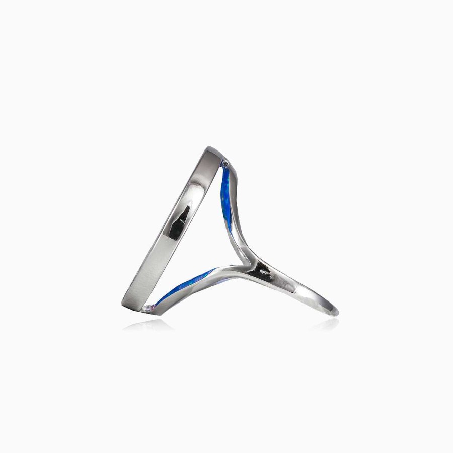 Woman Monte Cristo | Tol Blue Opal Ring