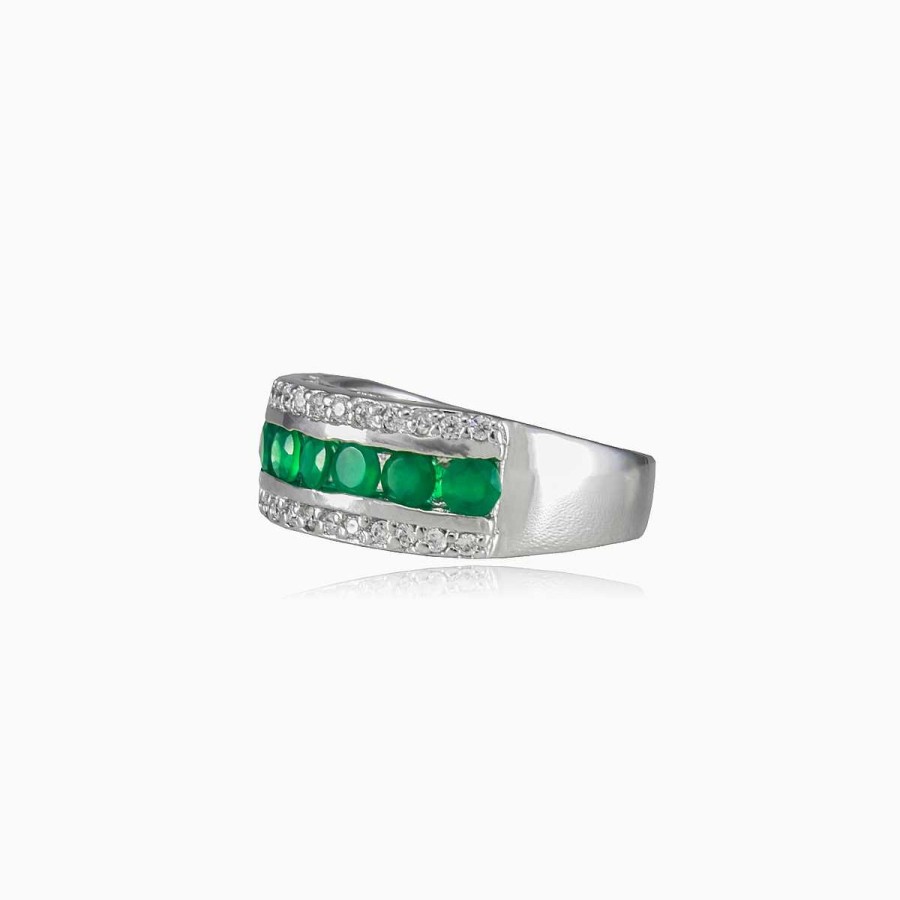 Woman Monte Cristo | Channel Jade Ring