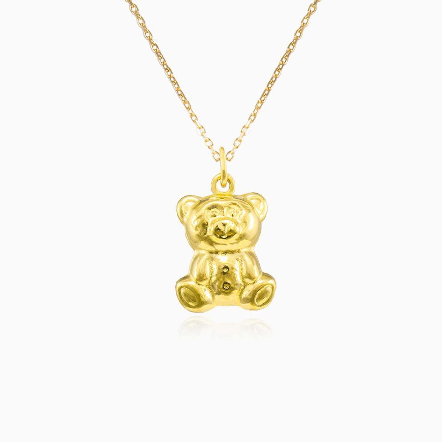 Woman Monte Cristo | Teddy Bear Gold Pendant