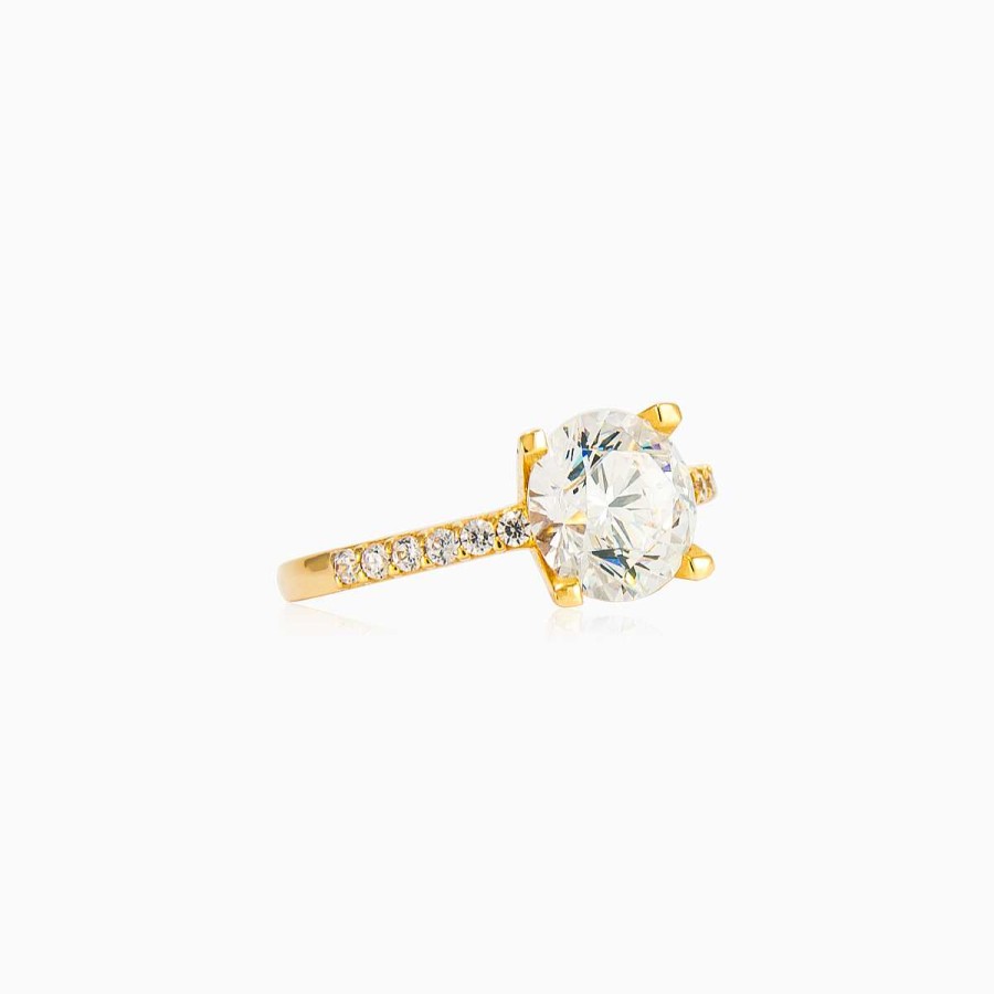 Woman Monte Cristo | Big Accent Gold Ring