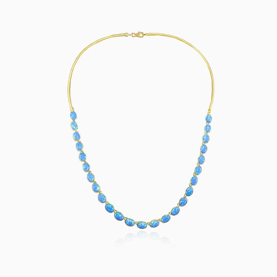 Woman Monte Cristo | Opal Gold Necklace