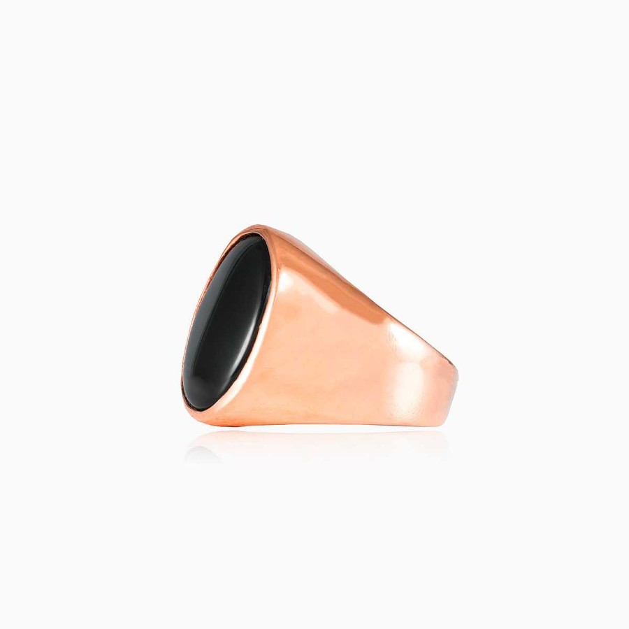 Woman Monte Cristo | Oval Rose Gold Plated Ring