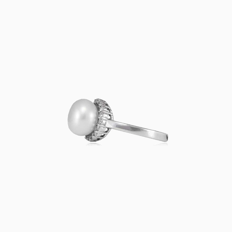 Woman Monte Cristo | Moon Pearl Ring