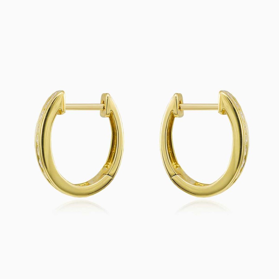 Woman Monte Cristo | Diamond Hoop Earrings