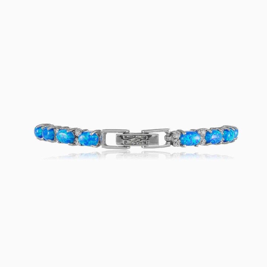 Woman Monte Cristo | Tennis Blue Opal Bracelet