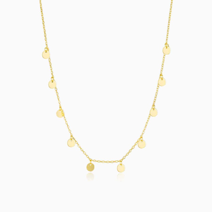 Woman Monte Cristo | Gold Plated Dangling Necklace