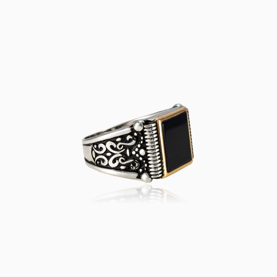 Man Monte Cristo | Square Oriental Ring