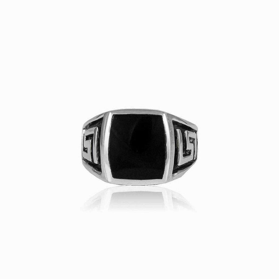 Man Monte Cristo | Greek Onyx Ring