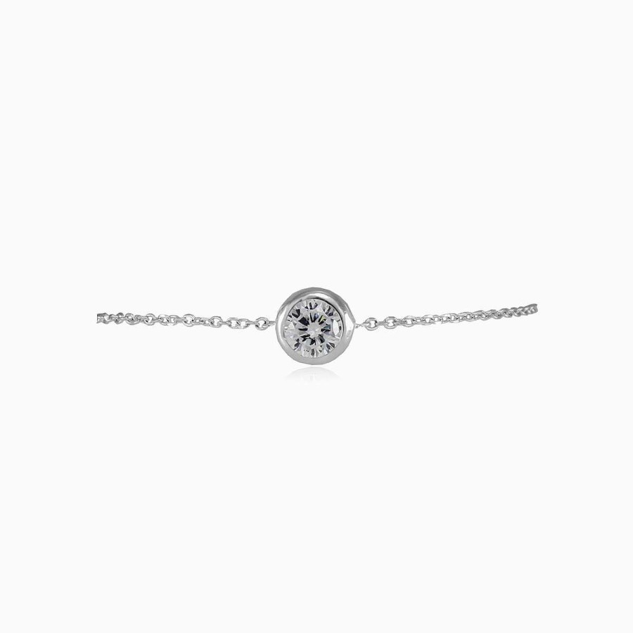 Woman Monte Cristo | One Crystal Silver Bracelet