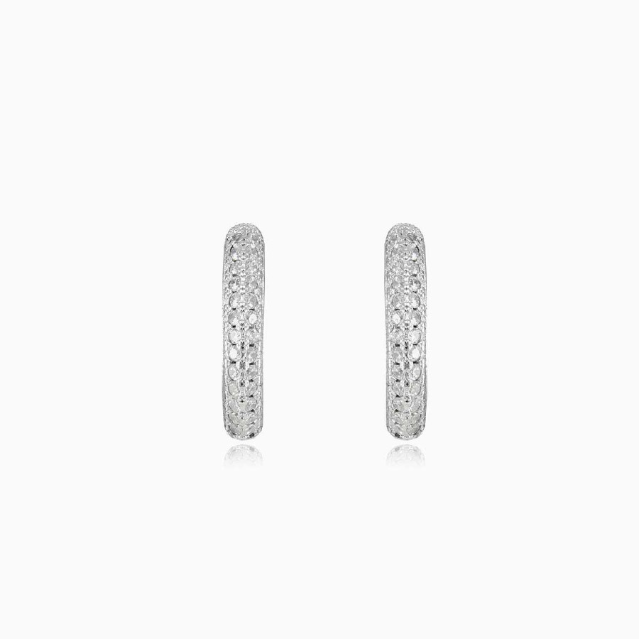 Woman Monte Cristo | Two Crystal Lines Earrings