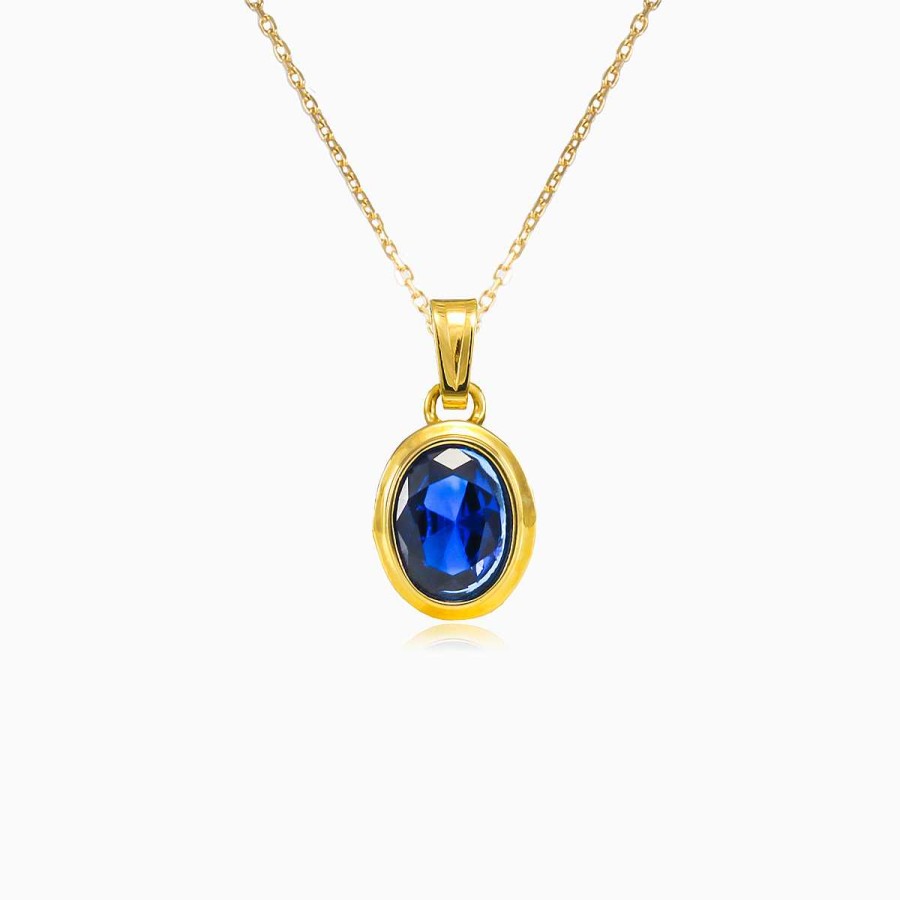 Woman Monte Cristo | Classic Blue Quartz Pendant