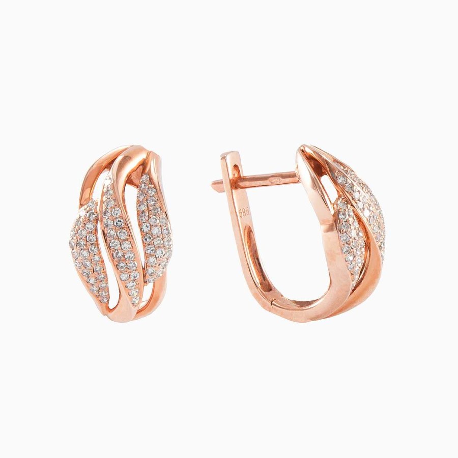 Woman Monte Cristo | Rose Gold Earrings