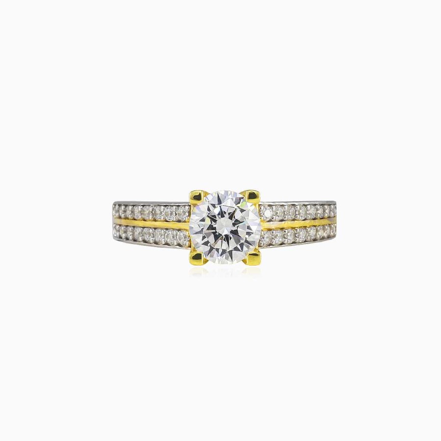 Woman Monte Cristo | Strong Accent Gold Ring