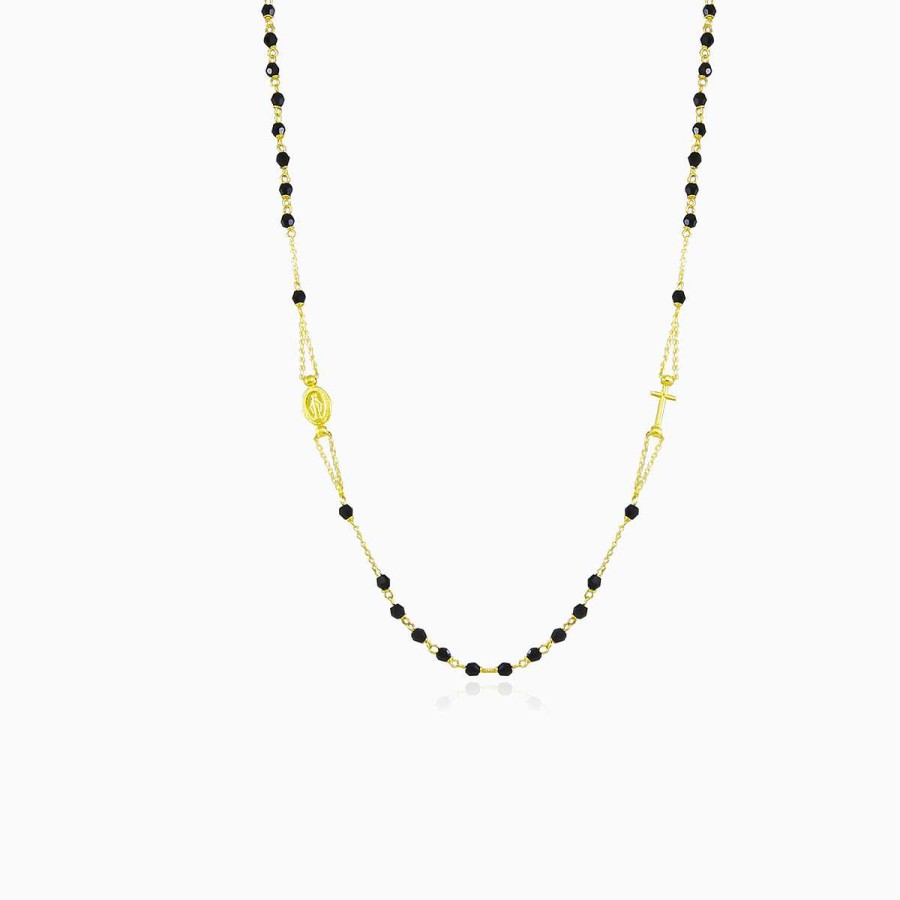 Woman Monte Cristo | Onyx Gold Rosary