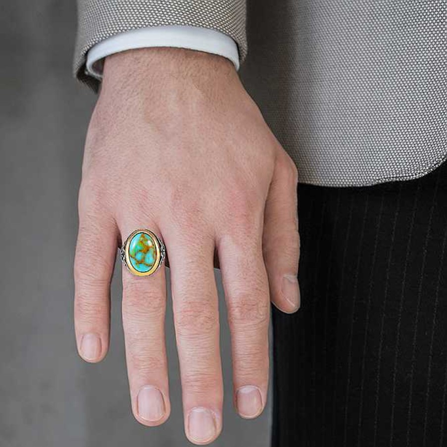 Man Monte Cristo | Assur Turquoise Ring