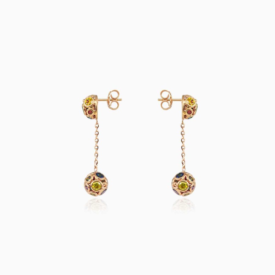 Woman Monte Cristo | Mosaico Chain Dangling Earrings