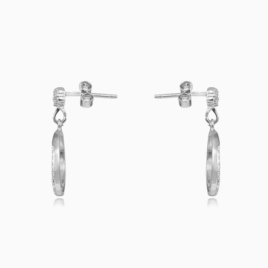 Woman Monte Cristo | Dangling Circle Earrings