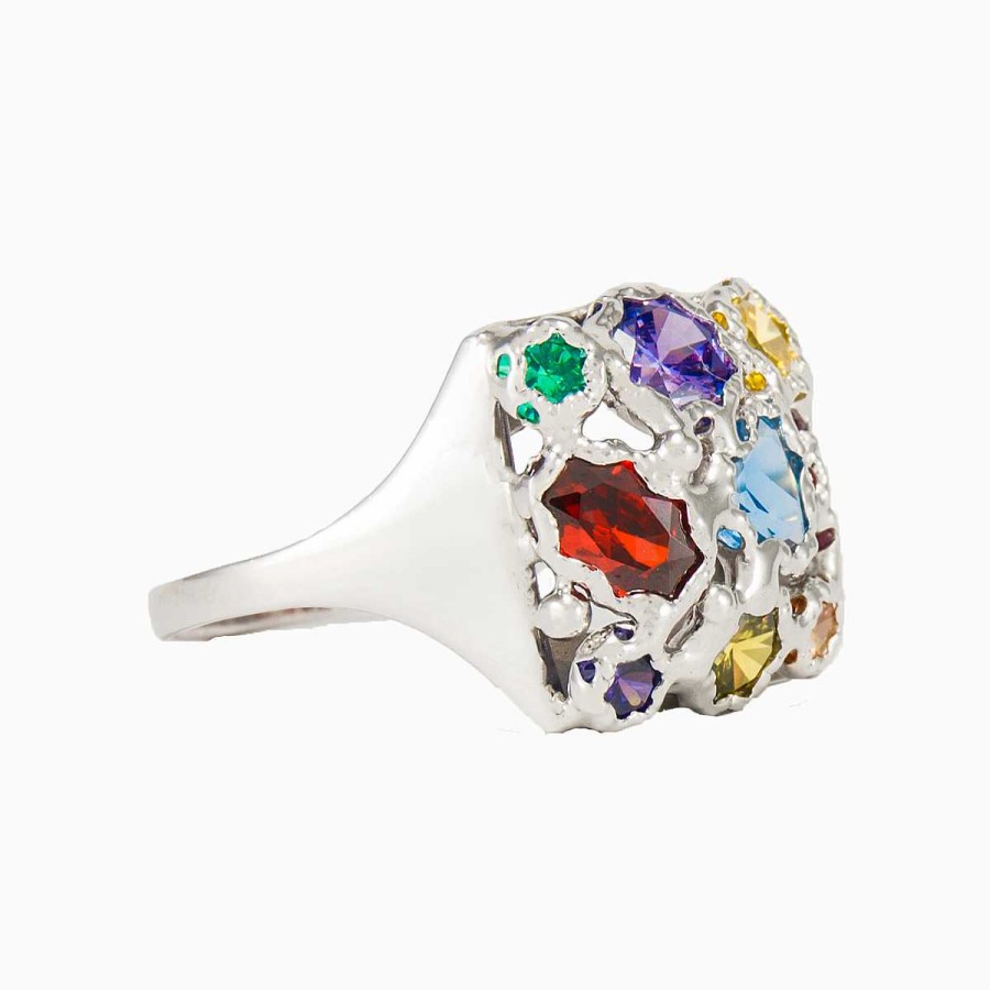 Woman Monte Cristo | Mosaico Square Ring