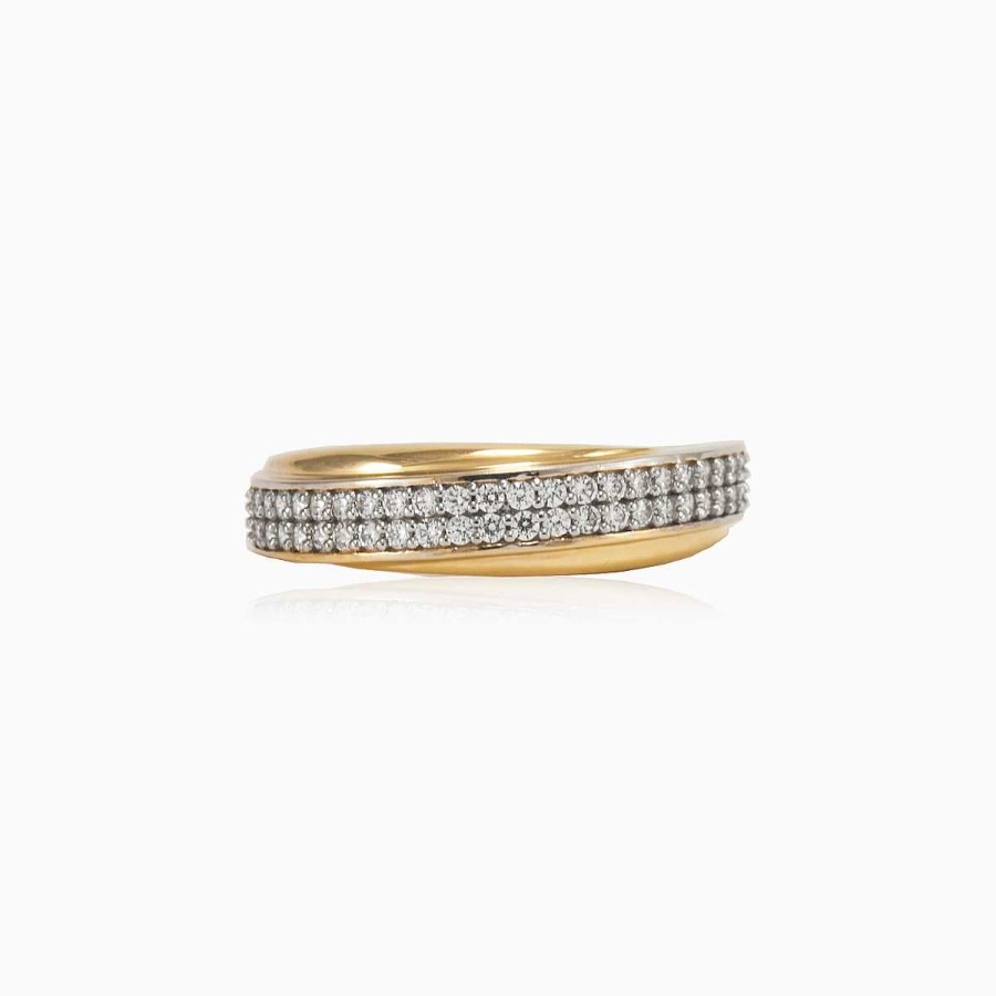 Woman Monte Cristo | Double Row Band Ring