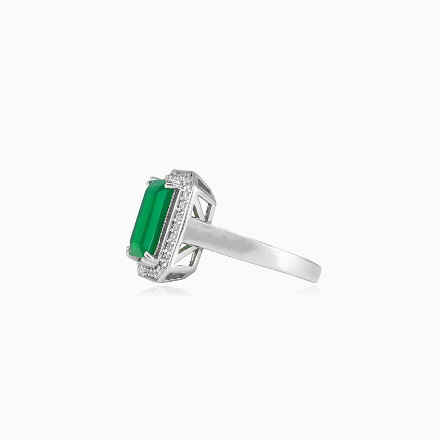 Woman Monte Cristo | Royal Emerald Jade Ring