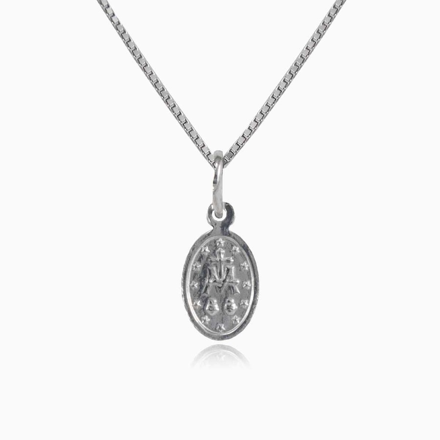 Woman Monte Cristo | Small Virgin Mary Pendant