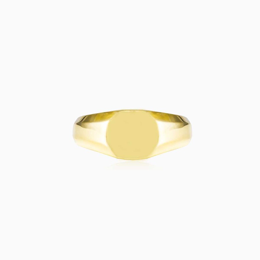 Woman Monte Cristo | Simple Gold Plated Ring