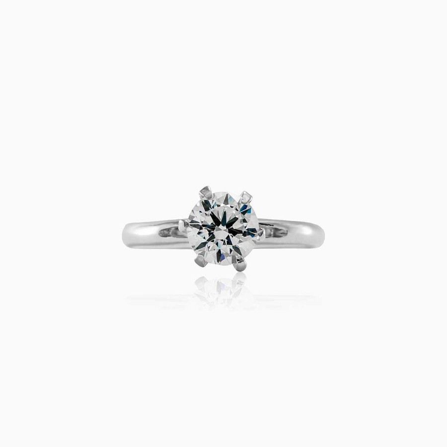 Woman Monte Cristo | Classico White Engagement Ring