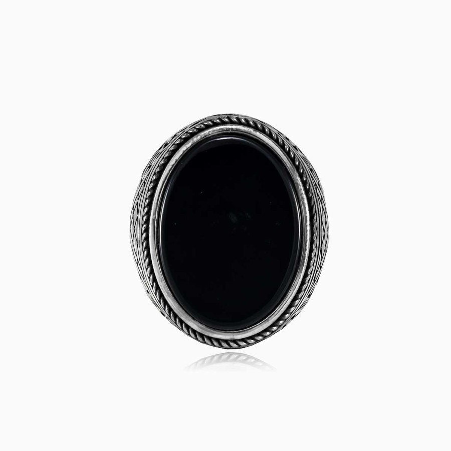 Man Monte Cristo | Ivy Onyx Ring