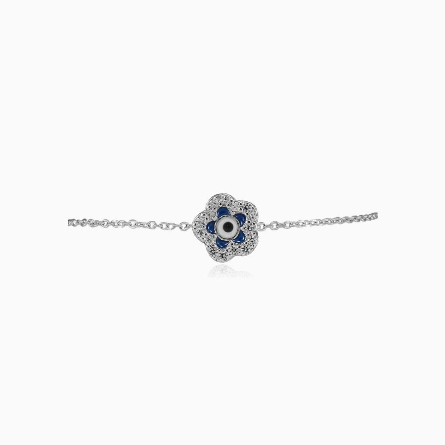 Woman Monte Cristo | Evil Eye Flower Bracelet