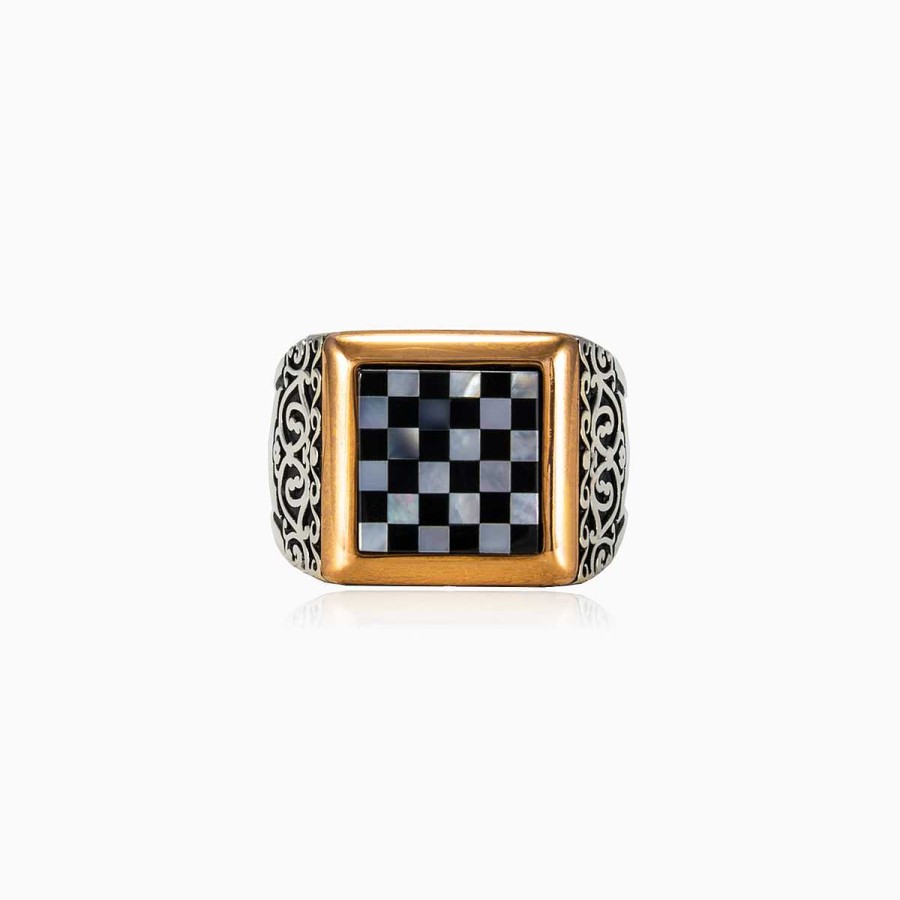 Man Monte Cristo | Chess Board Ring