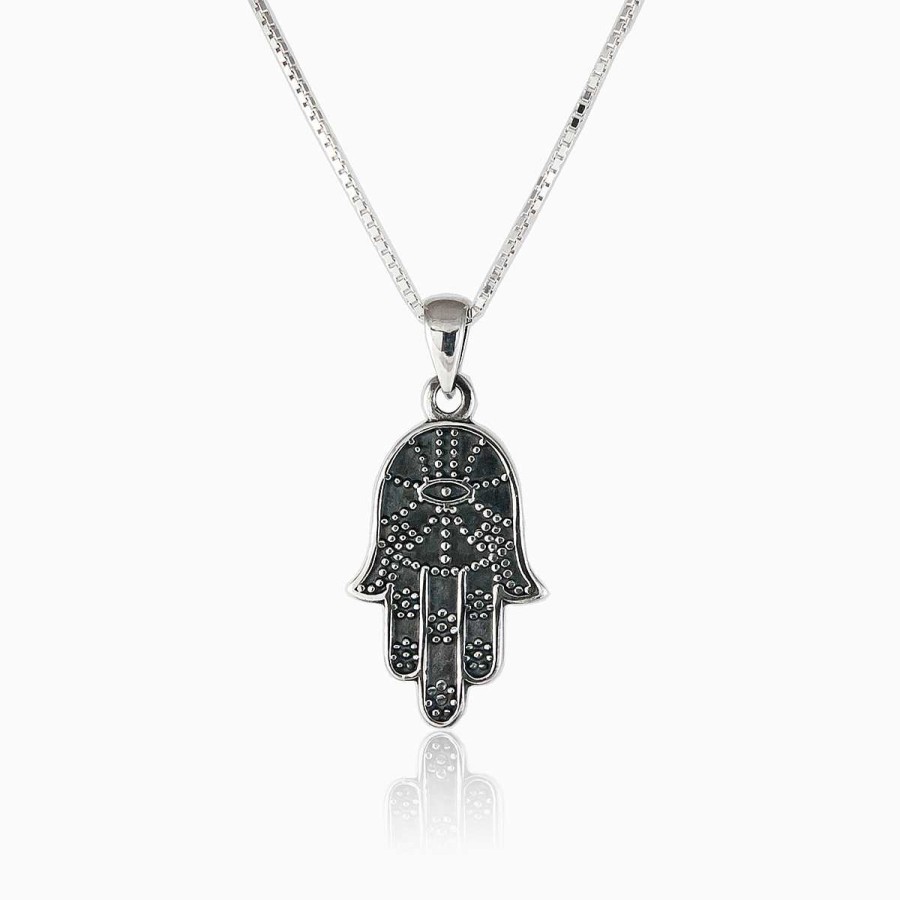 Woman Monte Cristo | Silver Hamsa Hand