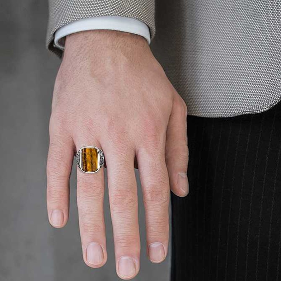 Woman Monte Cristo | Bel Tiger Eye Ring