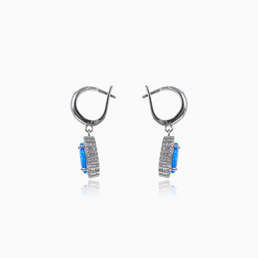 Woman Monte Cristo | Royal Blue Opal Earrings