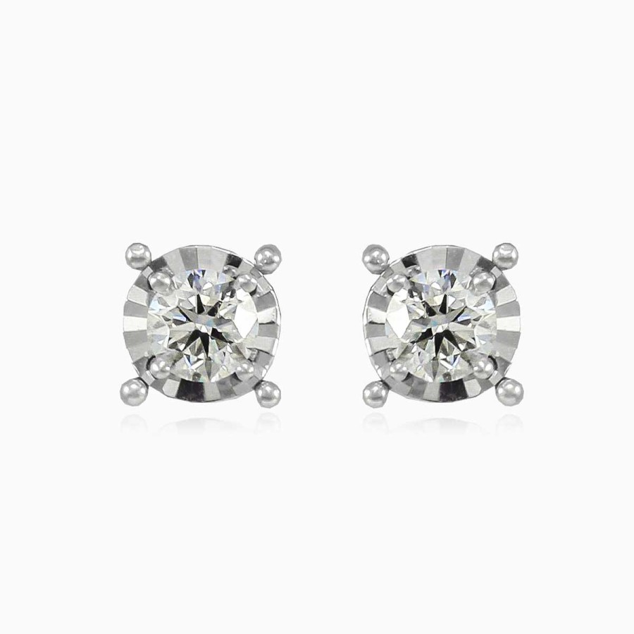 Woman Monte Cristo | Illusion Diamond Studs