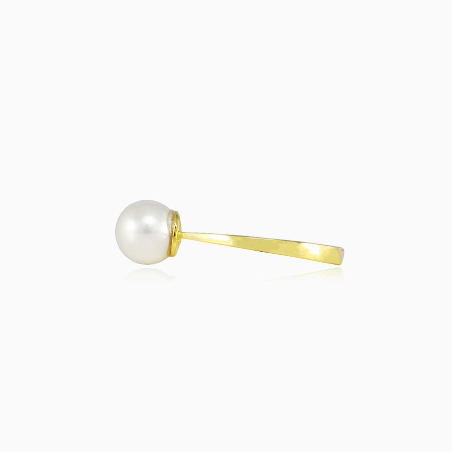 Woman Monte Cristo | One Pearl Gold Ring