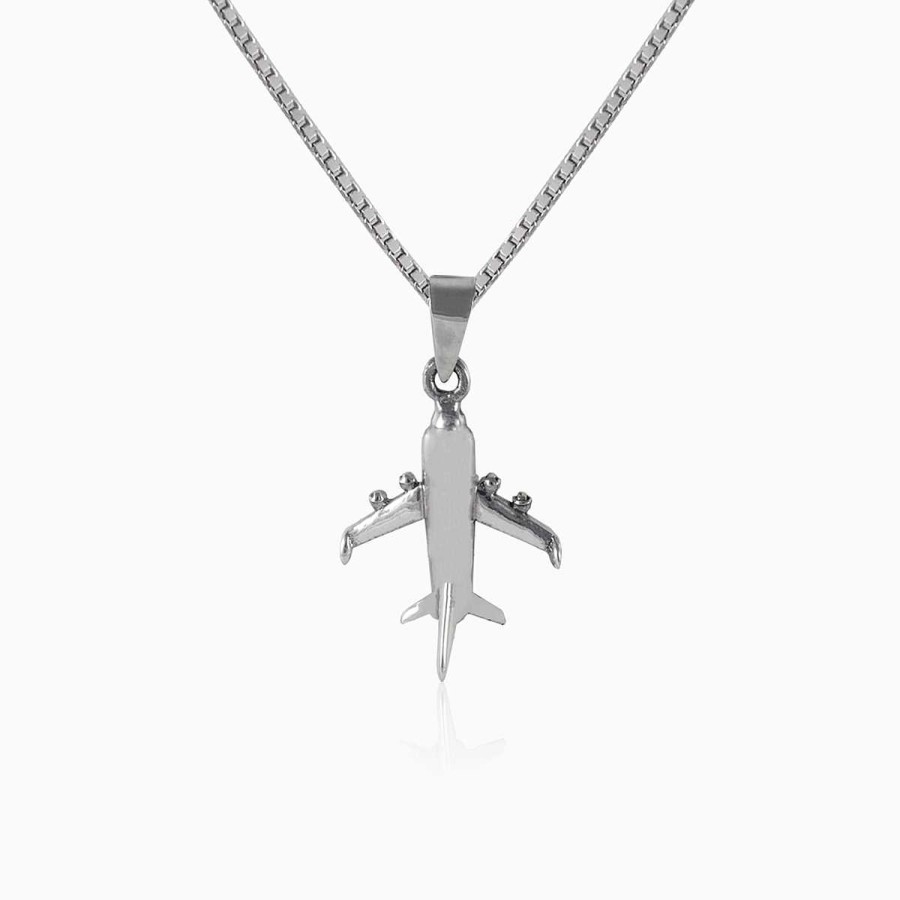 Woman Monte Cristo | Airplane Silver Pendant