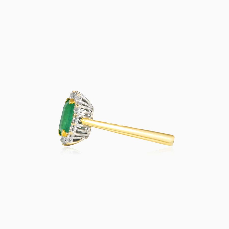 Woman Monte Cristo | Royal Emerald Diamond Ring