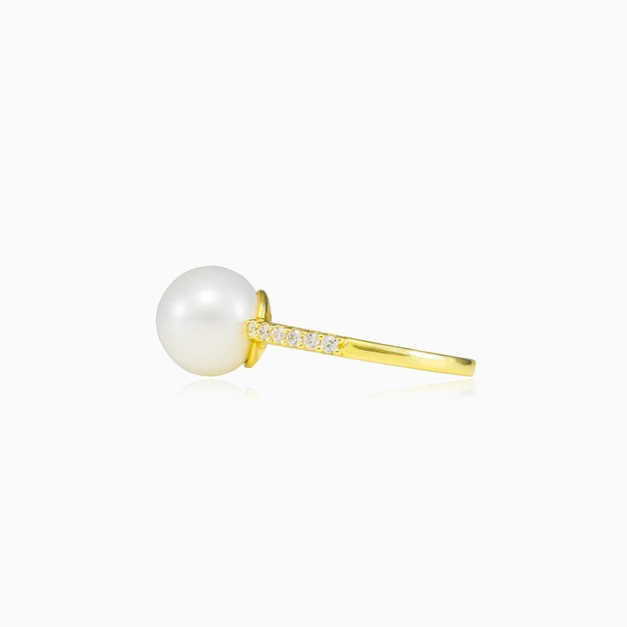 Woman Monte Cristo | Accent Gold Pearl Ring