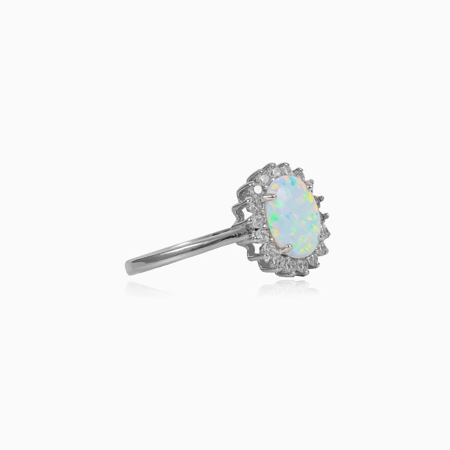 Woman Monte Cristo | Royal White Opal Ring