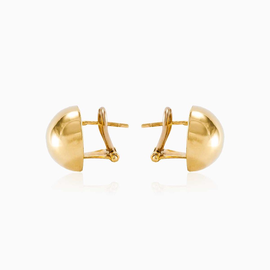 Woman Monte Cristo | Gold Ball Earrings