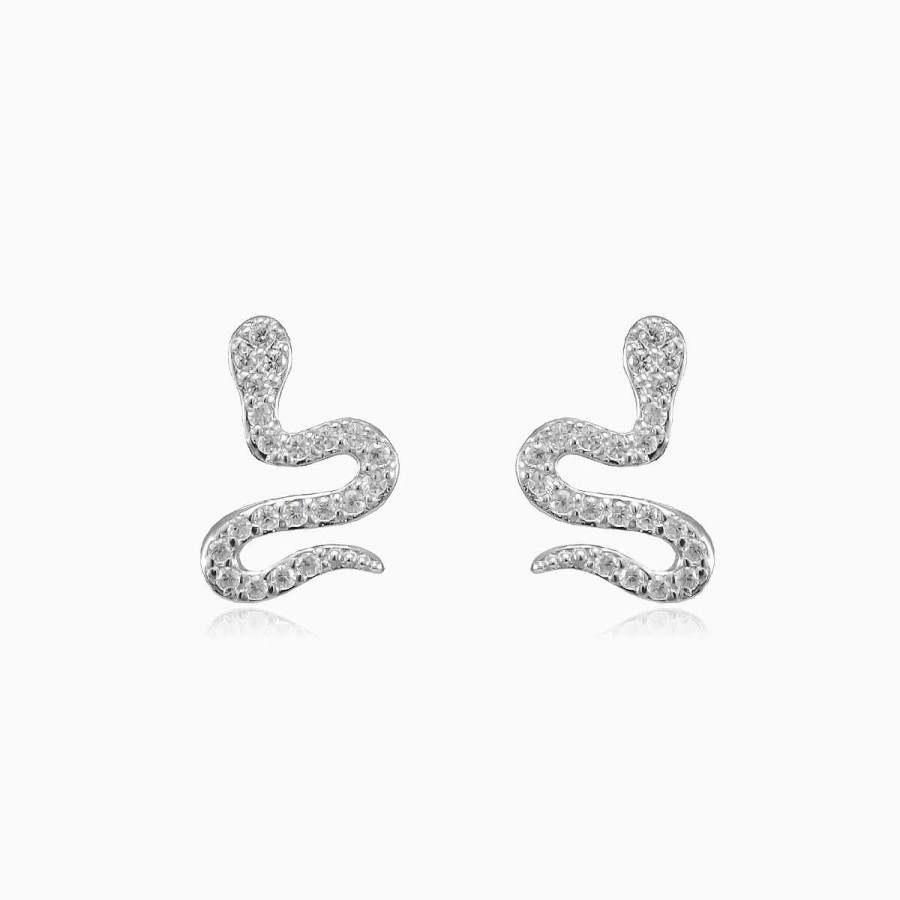 Woman Monte Cristo | Snake Silver Studs