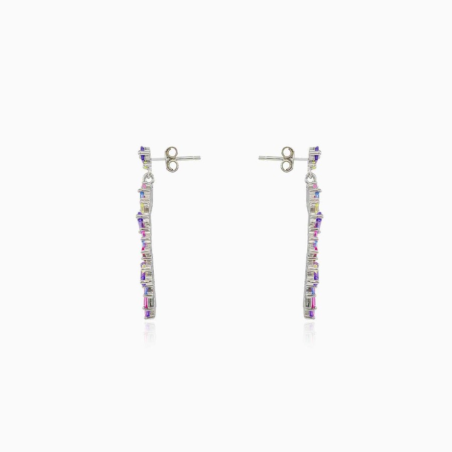 Woman Monte Cristo | Round Multicolor Earrings