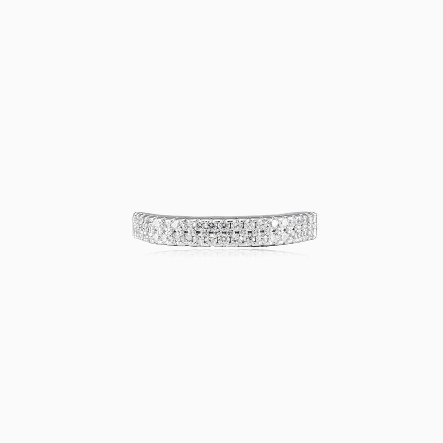 Woman Monte Cristo | Two Crystal Lines Ring