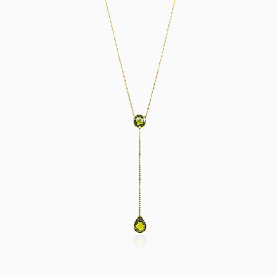 Woman Monte Cristo | Two Stone Gold Necklace