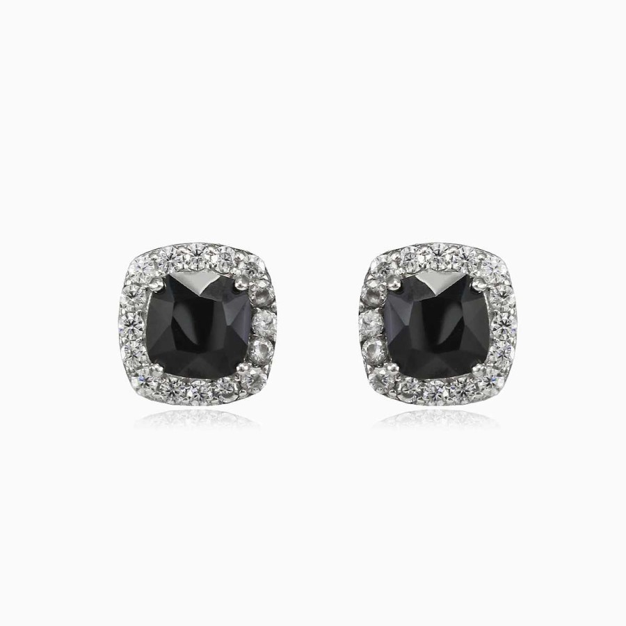 Woman Monte Cristo | Royal Square Onyx Studs