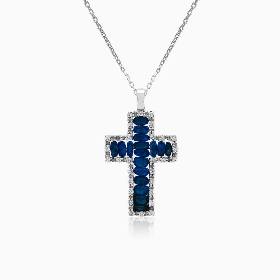 Woman Monte Cristo | Zancan Sapphire Cross