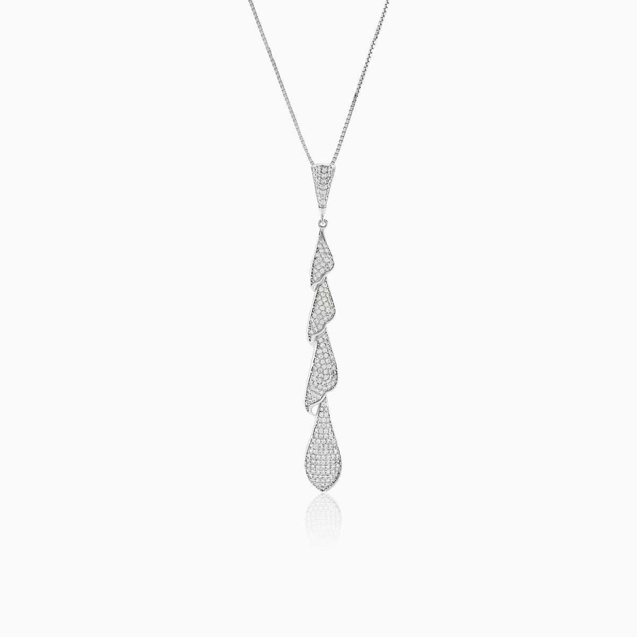 Woman Monte Cristo | Silver Long Pendant